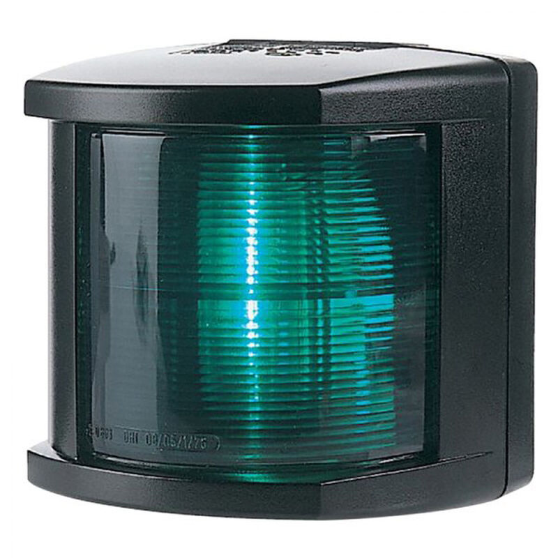 Hella Marine 2 NM 12V Starboard Navigation Light, Black image number 1